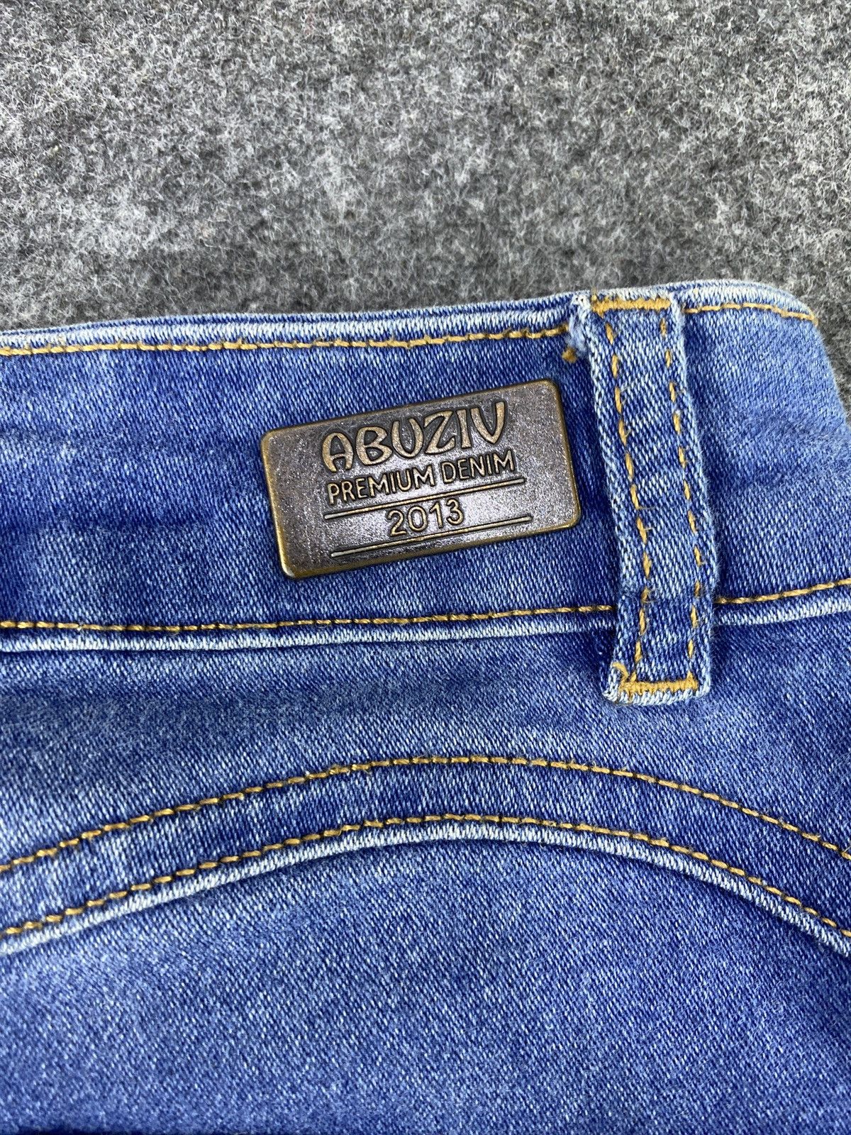 Jean × Other ABUZIV JEANS BLUE WASH FLARE DENIM-J1135 Size 24" / US 00 / IT 34 - 13 Thumbnail