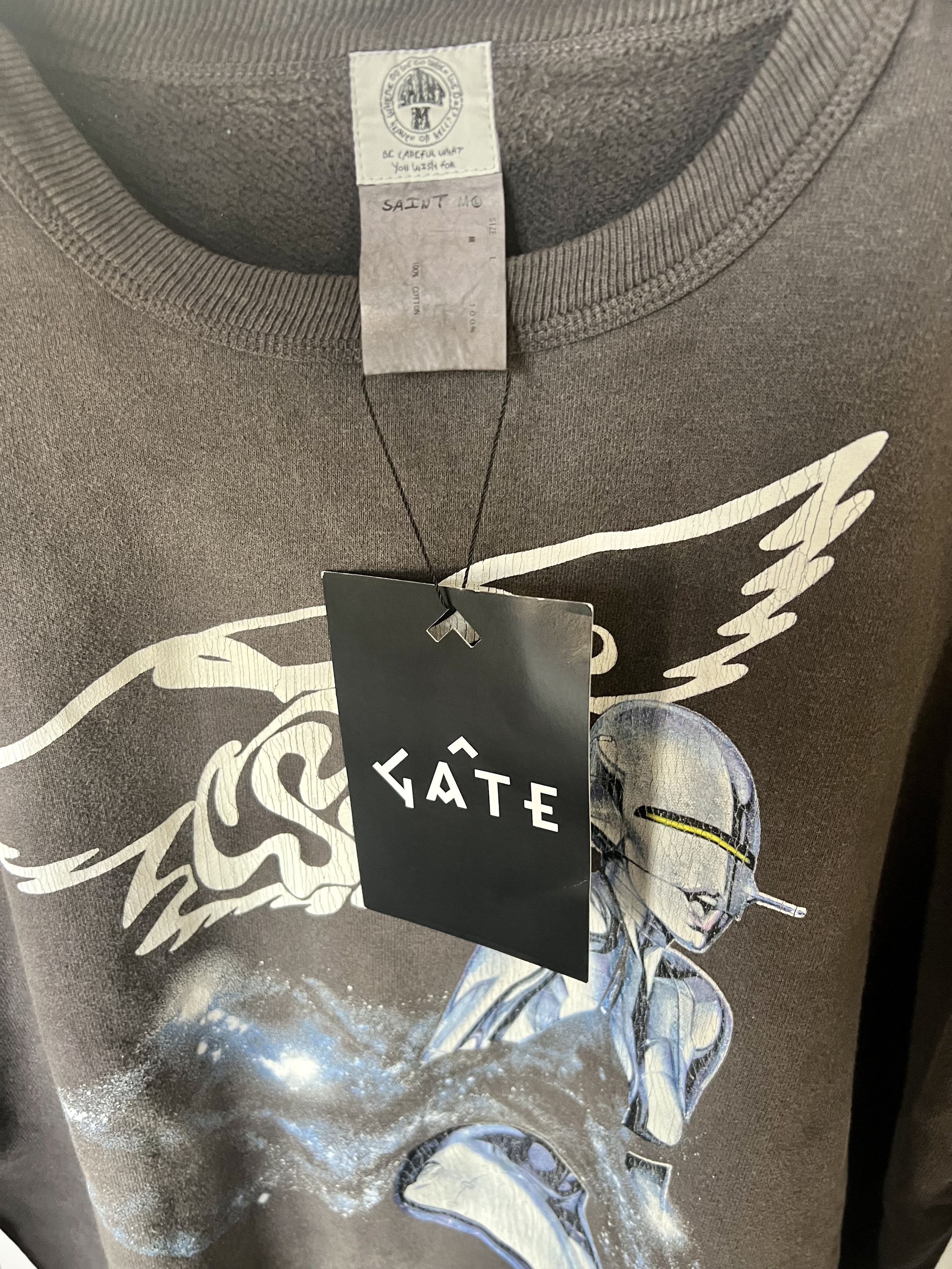 Club Sorayama × Saint Michael Saint Michael x Hajime Sorayama Sweatshirt Size US L / EU 52-54 / 3 - 3 Thumbnail
