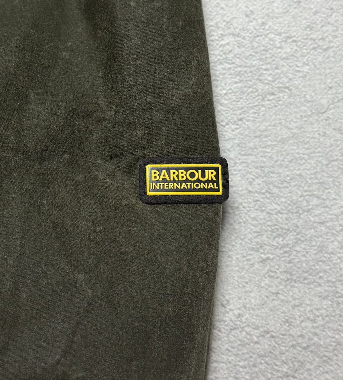 Barbour Barbour International Zip Up Hooded Wax Cotton Jacket Size US M / EU 48-50 / 2 - 7 Thumbnail