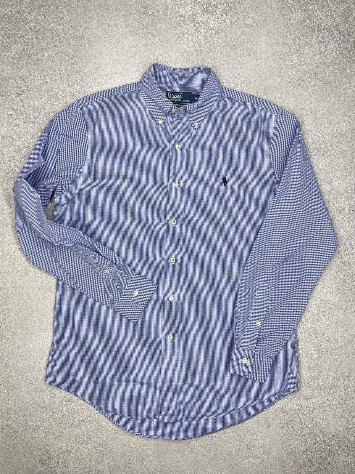 Polo Ralph Lauren Vintage Polo Ralph Lauren Into a cage Shirt Blue Y2K Rugby Size US M / EU 48-50 / 2 - 2 Thumbnail