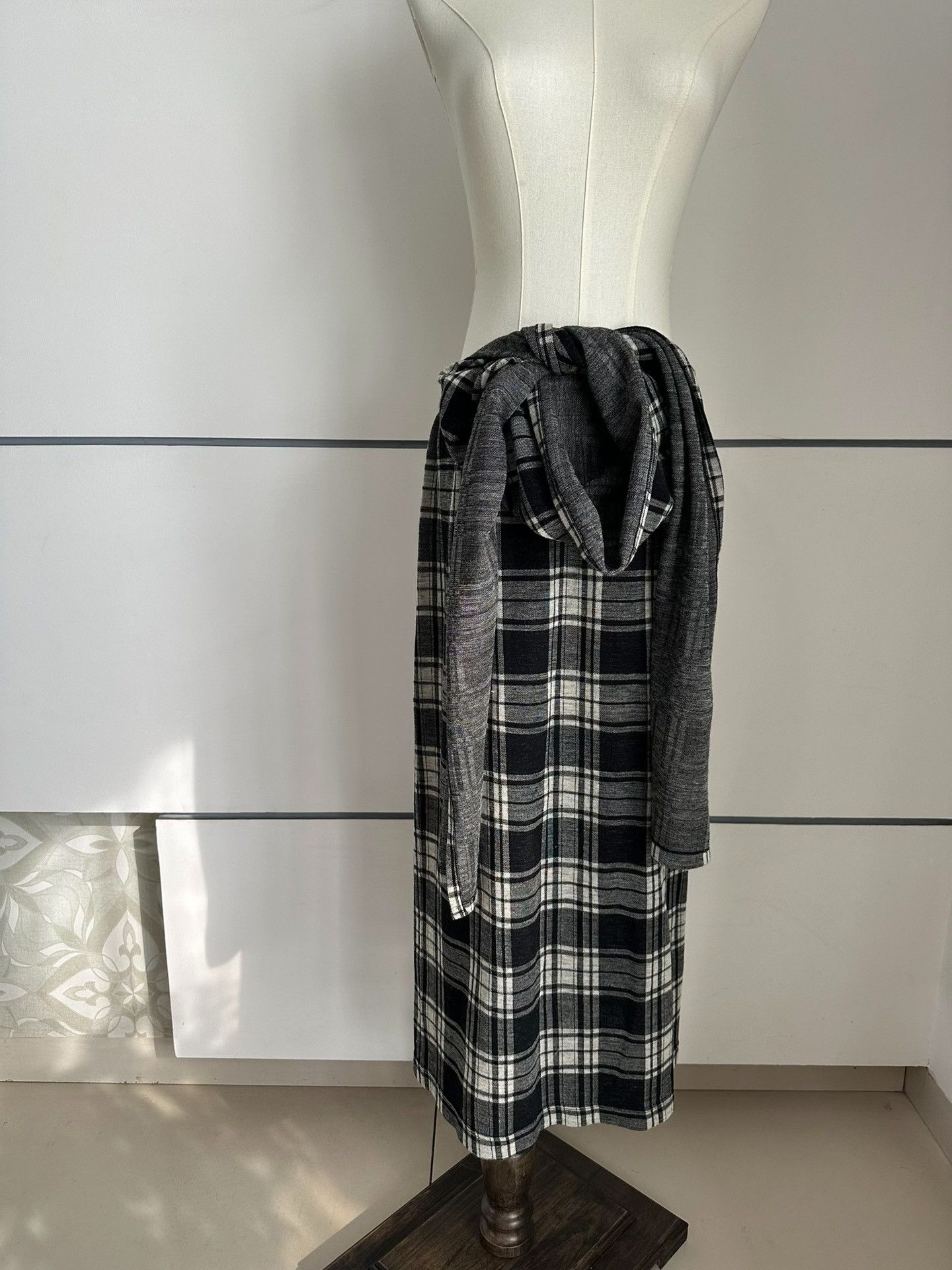 Comme des Garcons Comme des Garcons sizeF TRICOT waistbanded checkered long d Size 28" / US 6 / IT 42 - 3 Thumbnail