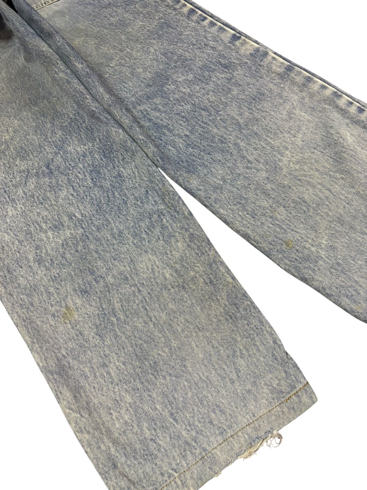 Edwin Vtg Edwin Japan 1415 Acid Washed Distressed Jeans Size US 33 - 7 Thumbnail