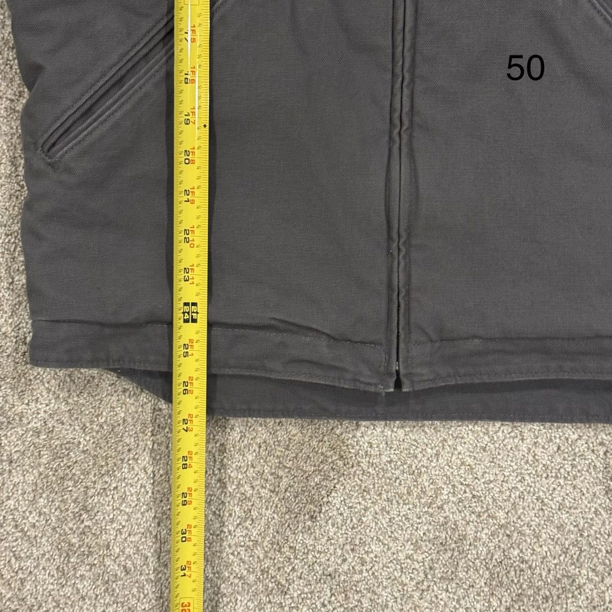 Carhartt Vintage Faded Dark Grey Carhartt Sherpa Hoodie Zip Up Jacket Size US S / EU 44-46 / 1 - 6 Thumbnail