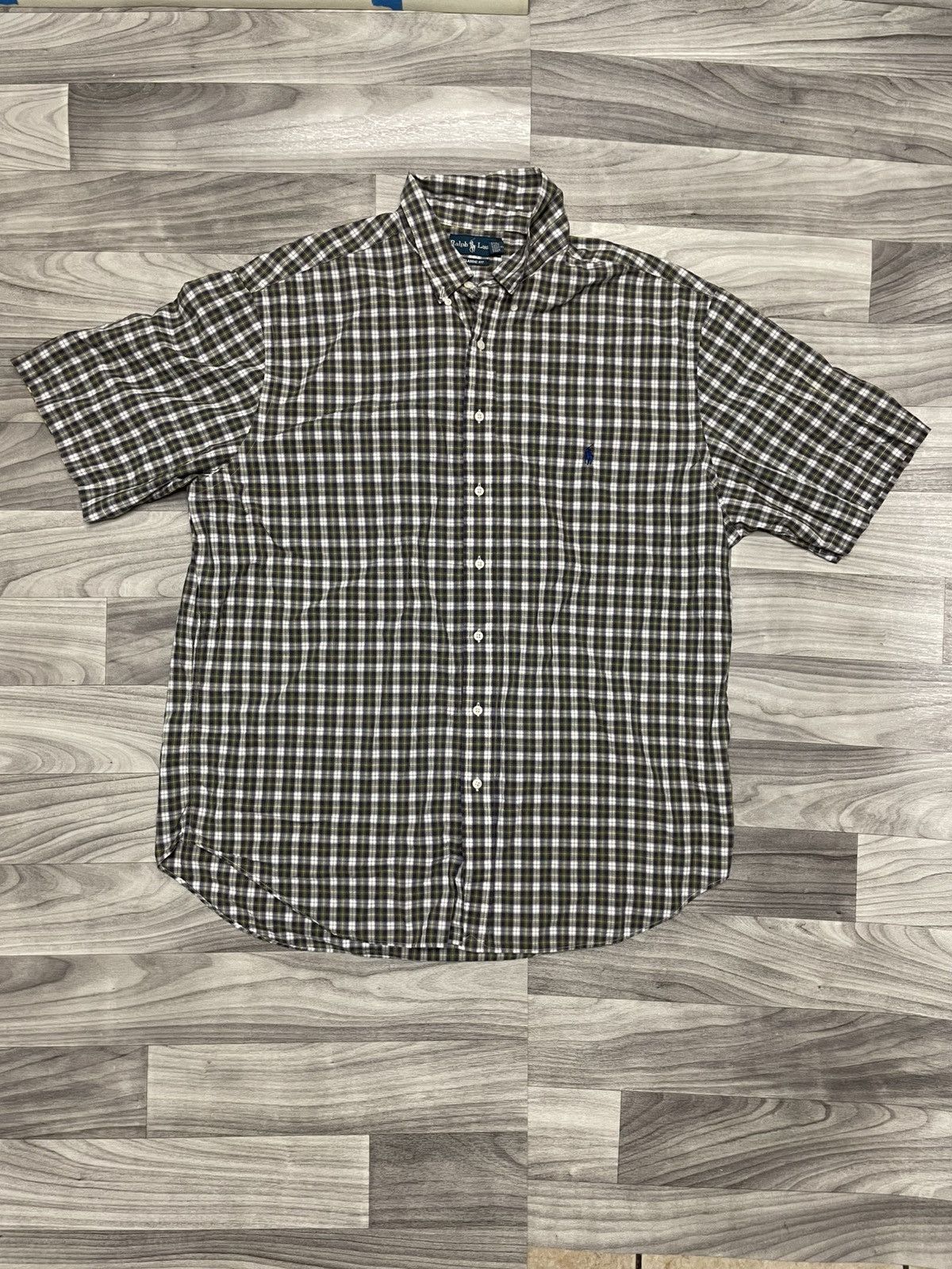 Ralph Lauren Ralph Lauren 2XL Tall Short-Sleeve Plaid Button-Down Shirt Size US XXL / EU 58 / 5 - 1 Thumbnail