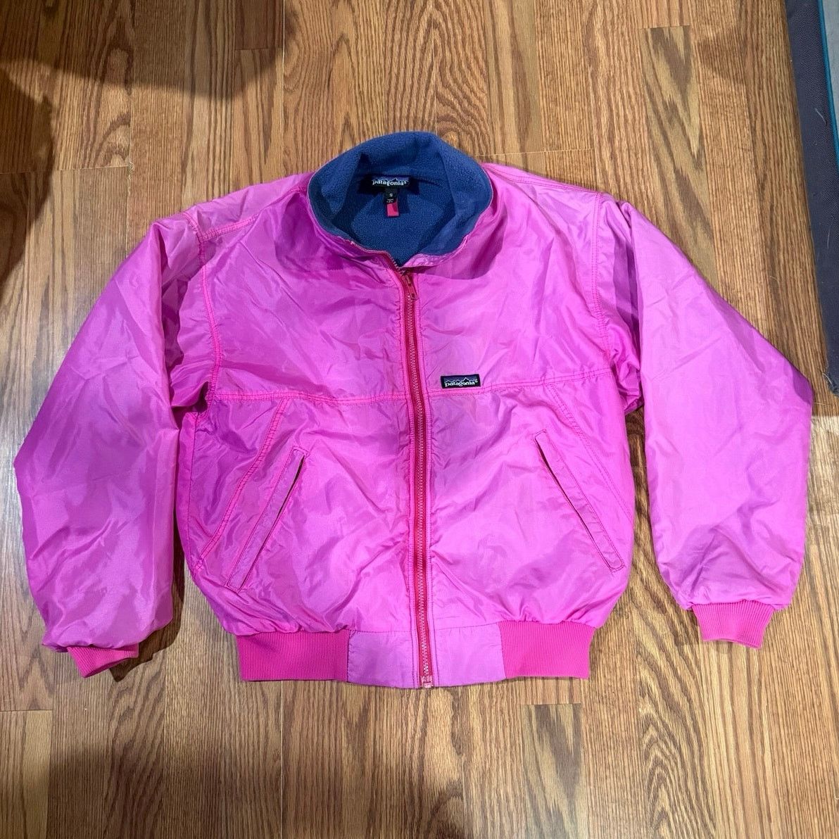 Patagonia Vintage Patagonia Pink Fleece-Lined Bomber Jacket Size S / US 4 / IT 40 - 1 Thumbnail
