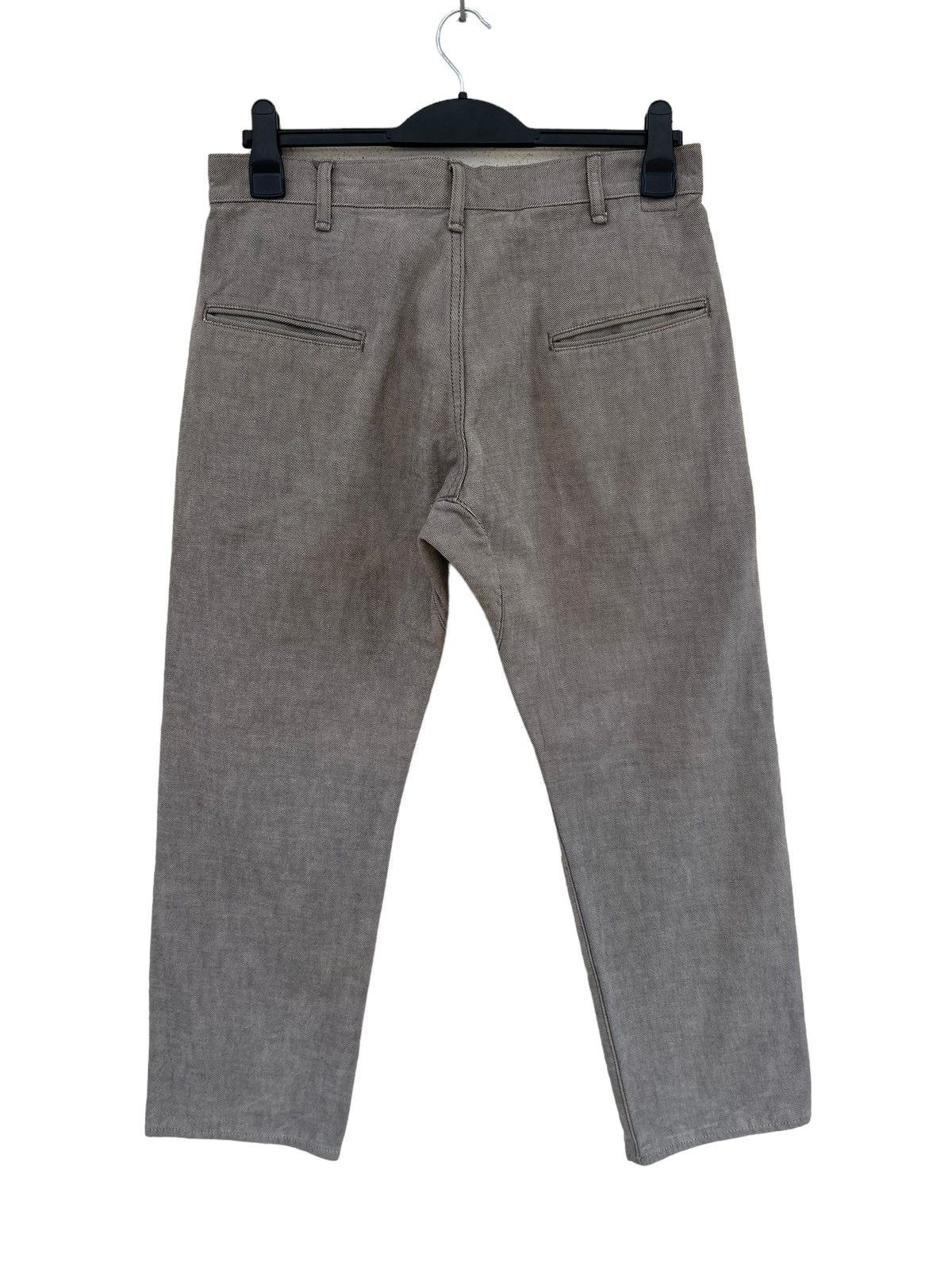 BRU NA BOINNE Bru Na Boinne Japan Muddy Grey Denim Cropped Selvedge Jeans Size US 31 - 13 Thumbnail