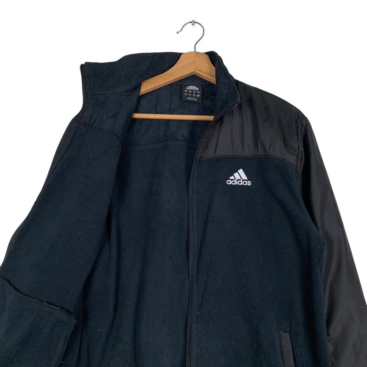 Adidas ADIDAS Hybrid Fleece Jacket #1231-C56 Size US S / EU 44-46 / 1 - 10 Thumbnail