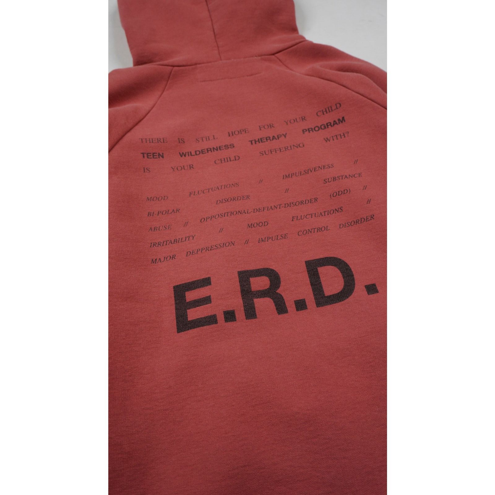 Enfants Riches Deprimes Teen Wilderness Therapy Red Hoodie Size US XL / EU 56 / 4 - 5 Thumbnail