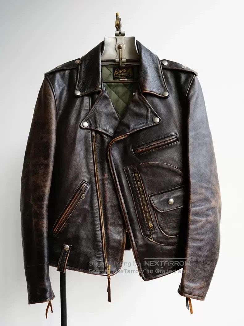 Buco Buco J-24 locomotive leather jacket Size US S / EU 44-46 / 1 - 1 Thumbnail