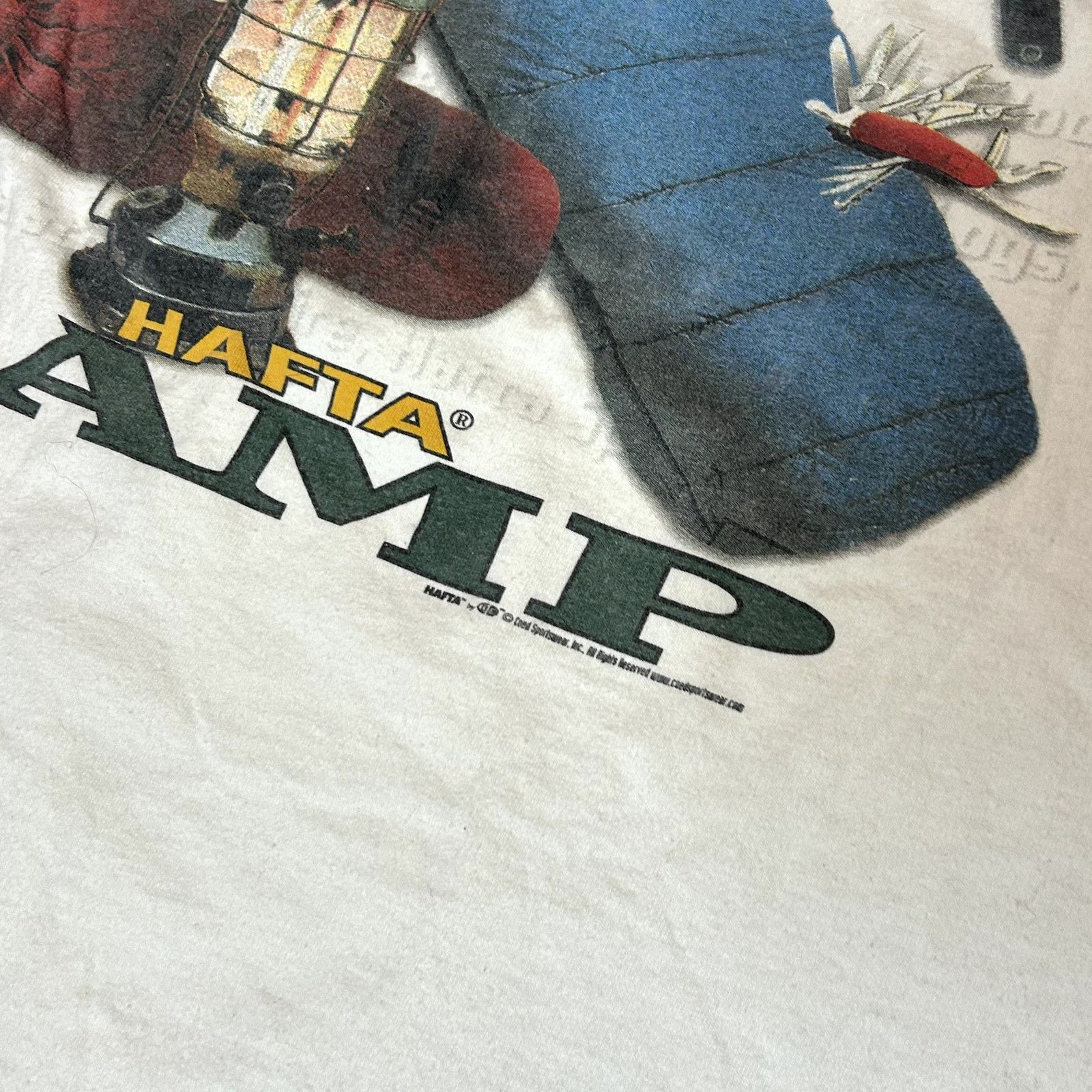 Vintage Vintage 90s Hafta Camp T-Shirt XL Size US XL / EU 56 / 4 - 4 Thumbnail