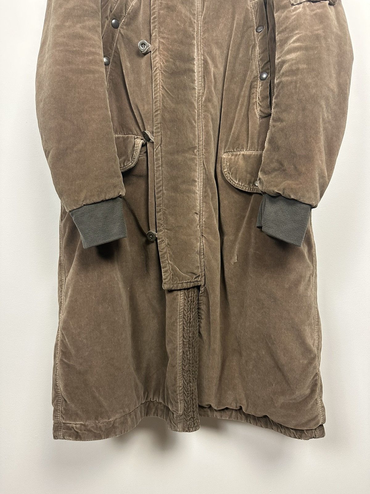 Rick Owens × Rick Owens Drkshdw DRKSHDW AW08 Crushed Velvet Exploder Parka Size US S / EU 44-46 / 1 - 4 Thumbnail