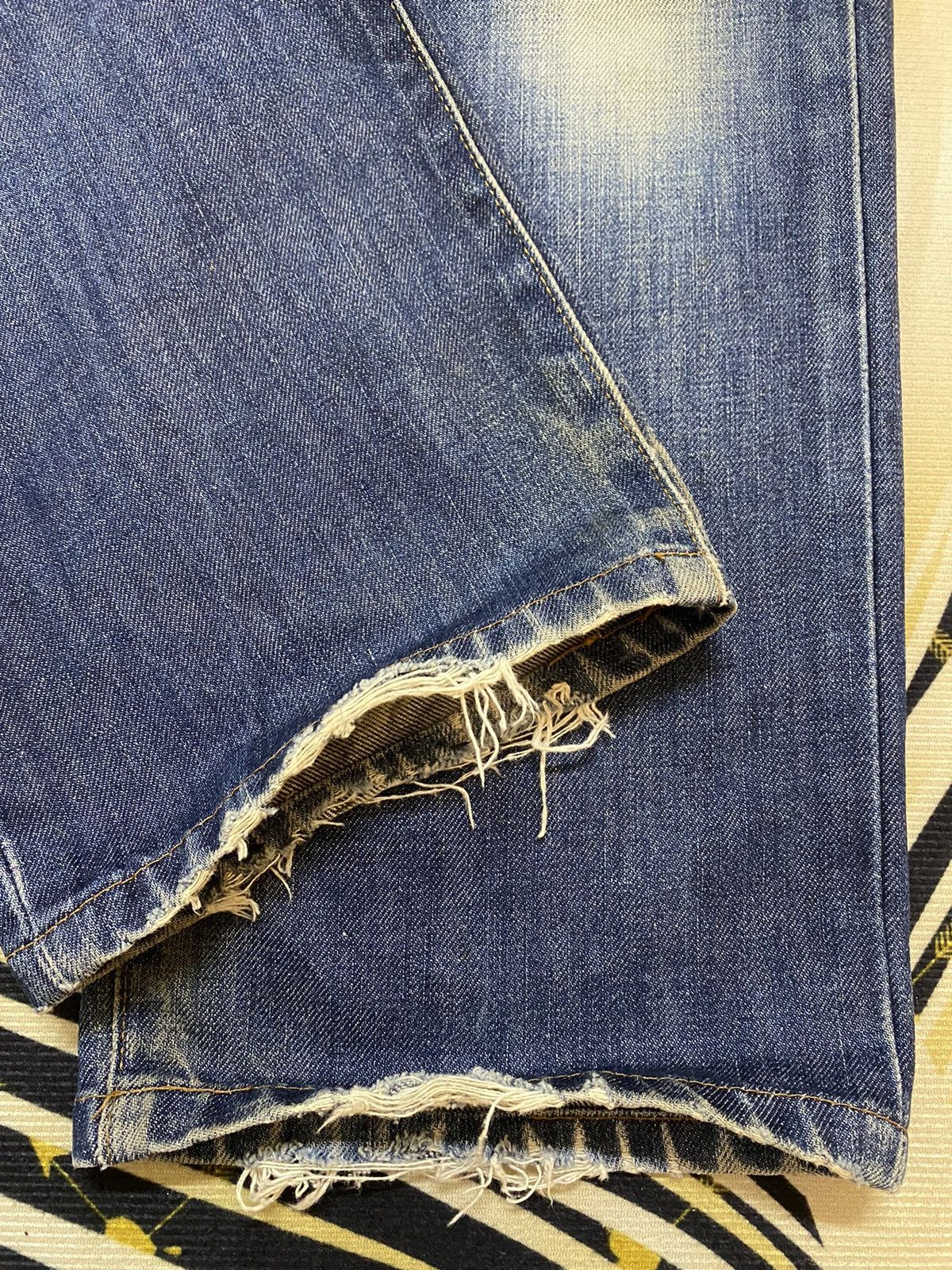 Edwin Vintage Japanese Brands Edwin503 Mud Wash Loose Jeans Size US 34 / EU 50 - 11 Thumbnail