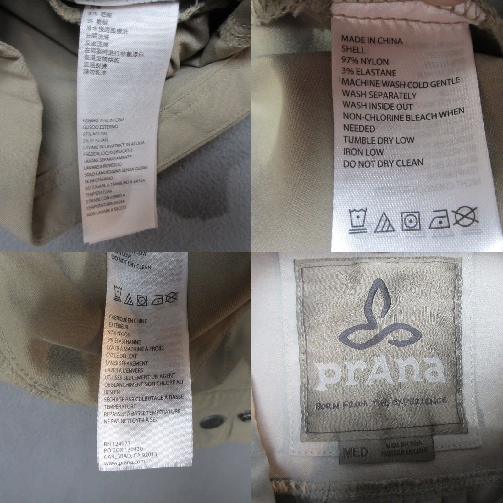 Prana prAna Jacket Womens Medium Beige Zion Stretch Utility Field Cinch Waist Outdoor Jacket Size M / US 6-8 / IT 42-44 - 8 Thumbnail