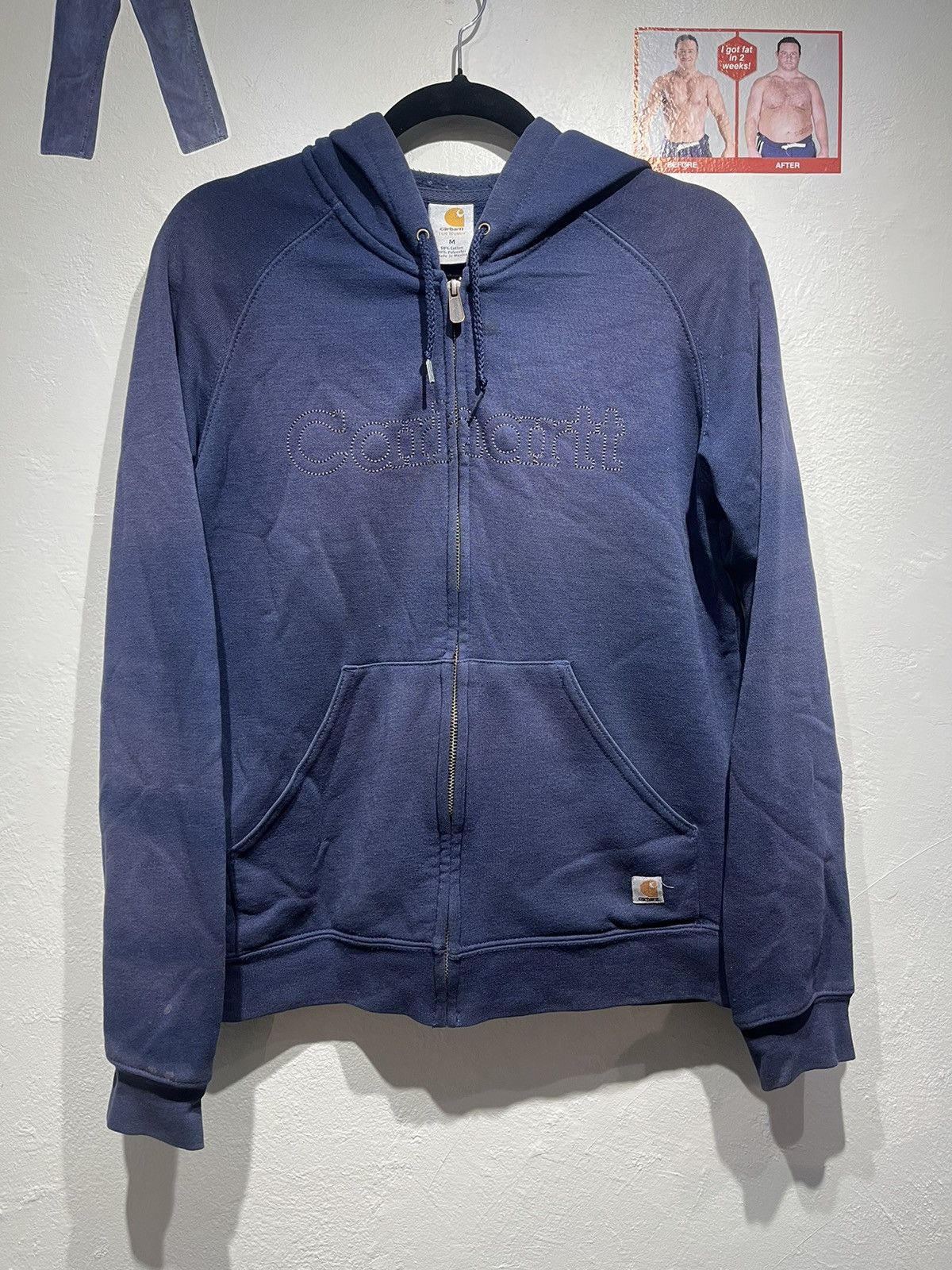 Carhartt × Carhartt Wip × Vintage Vintage Y2k Carhartt zip up hoodie Size M / US 6-8 / IT 42-44 - 1 Thumbnail