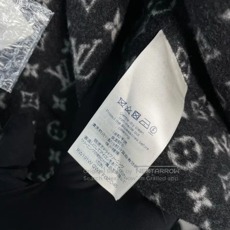 Louis Vuitton Louis Vuitton Black wool coat Size XS / US 0-2 / IT 36-38 - 6 Thumbnail