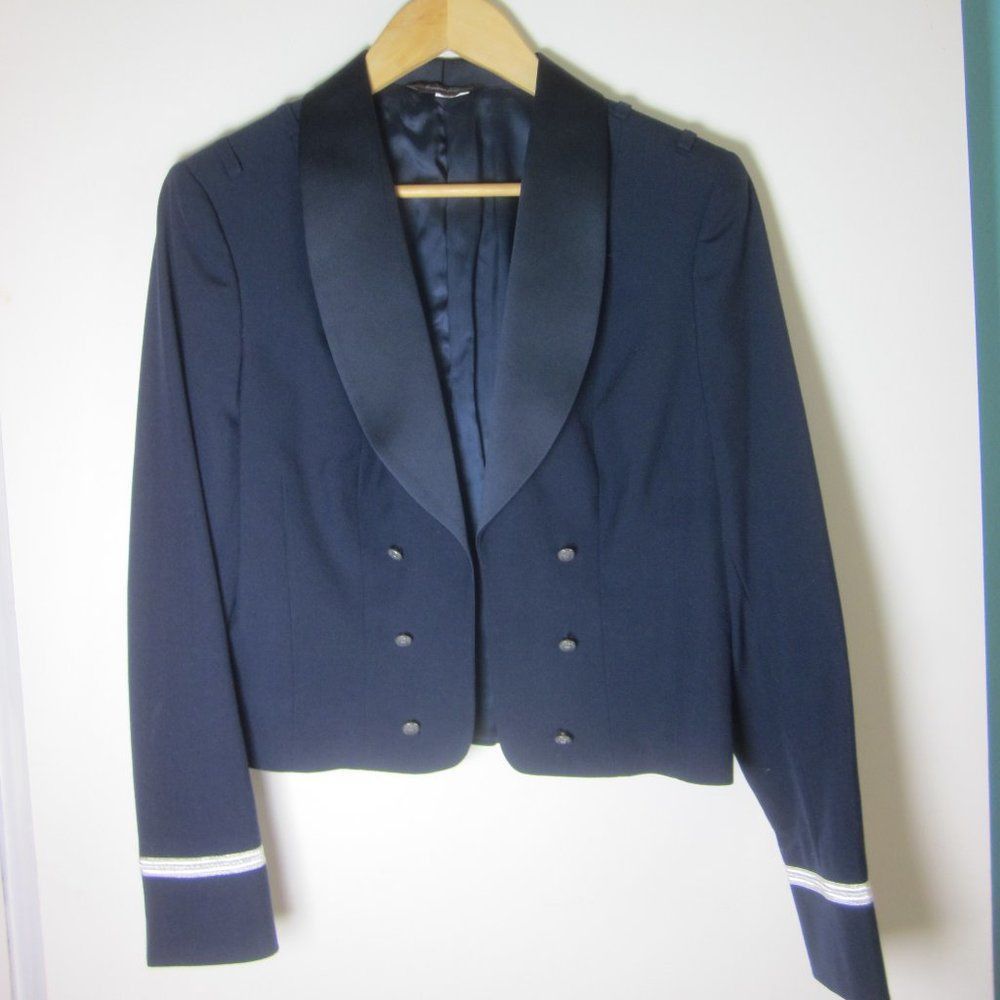 Vintage American Craftsmen Patriot Cropped Military Blazer Womens Si Size L / US 10 / IT 46 - 1 Thumbnail