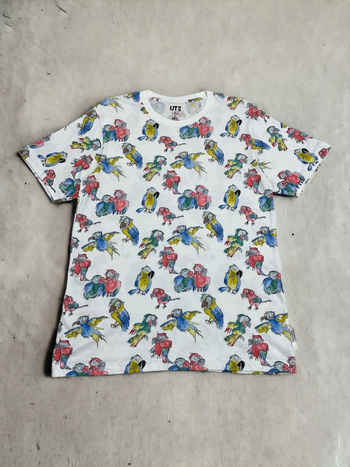 Billionaire Boys Club Uniqlo I Am Other by Pharrell Williams Icecream Parrot Print Size US XL / EU 56 / 4 - 1 Thumbnail
