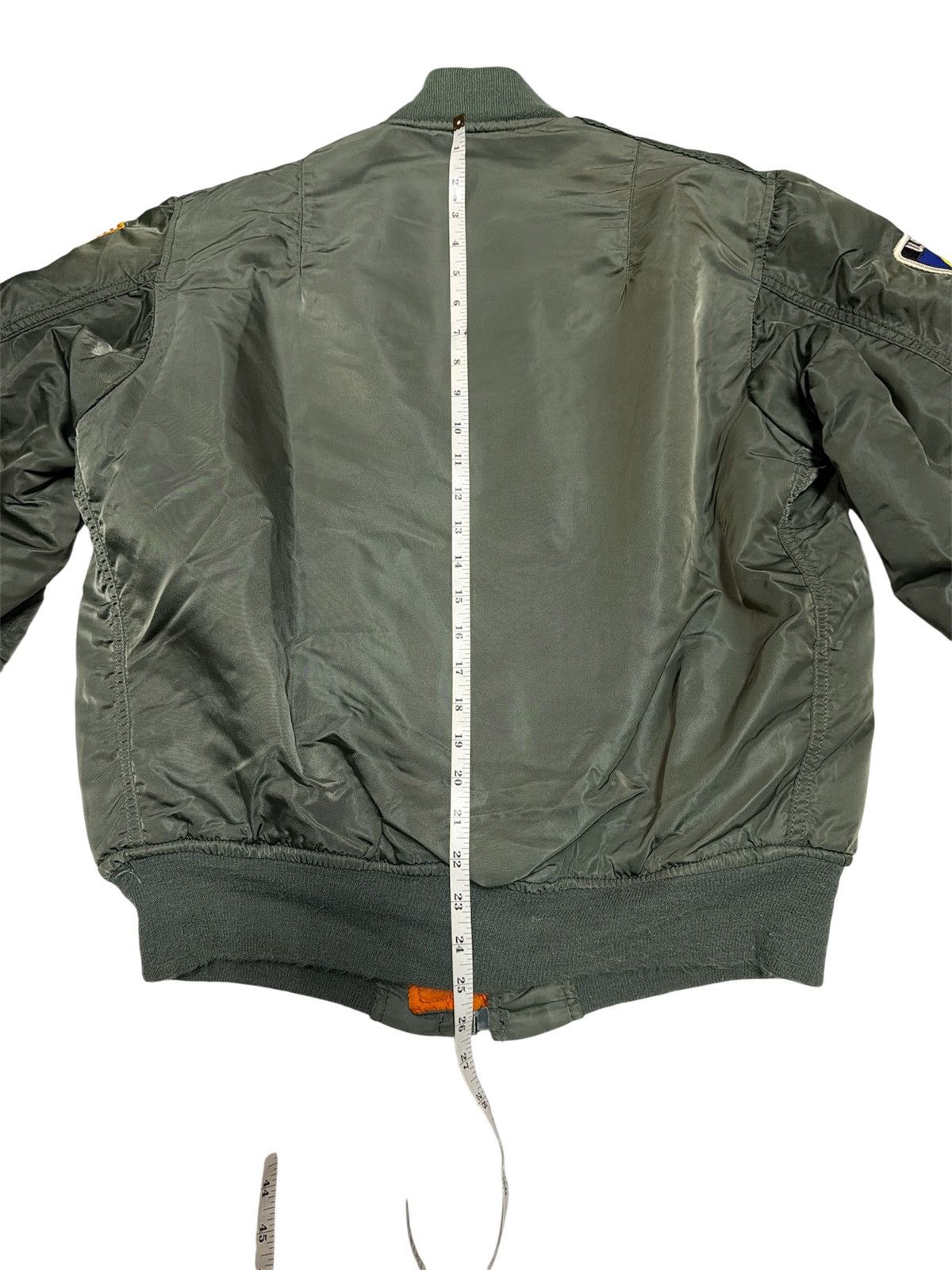 Vintage "Vintage US Military MA-1 Bomber Jacket Flight Nylon Green" Size US M / EU 48-50 / 2 - 12 Thumbnail