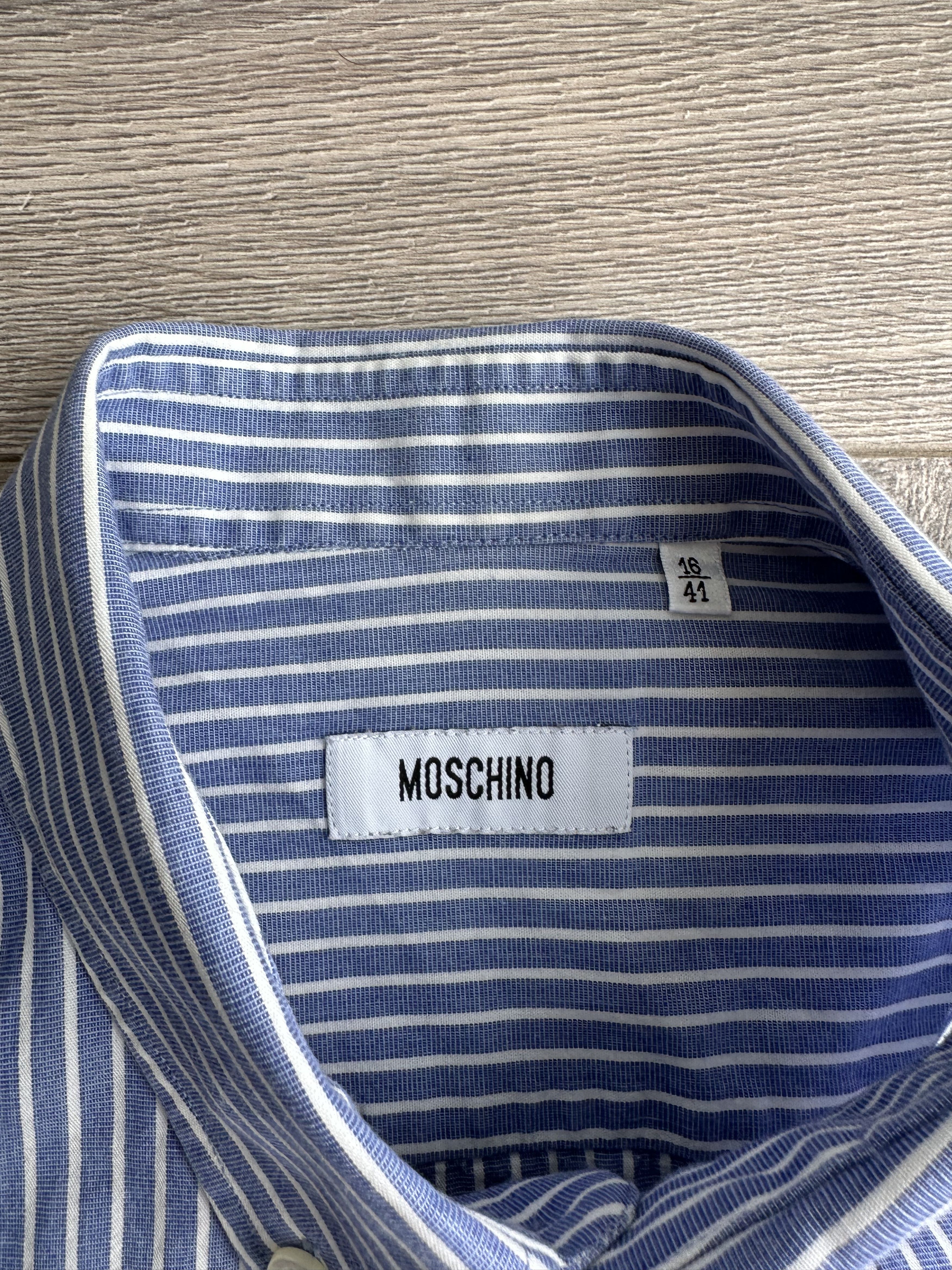 Moschino Moschino Shirt Size US L / EU 52-54 / 3 - 4 Thumbnail