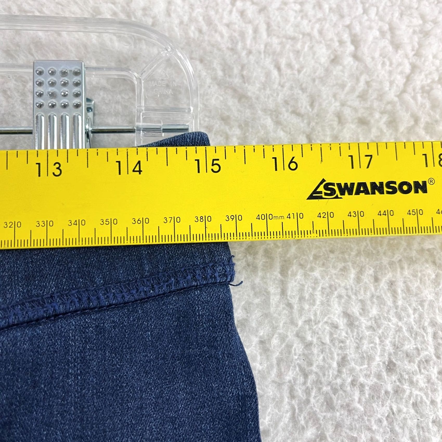 Vintage L.L. Bean Jeans Women Size 12 M/T Blue Denim Classic Fit Pull On Stretch Jegging Size 34" / US 12 / IT 48 - 5 Thumbnail