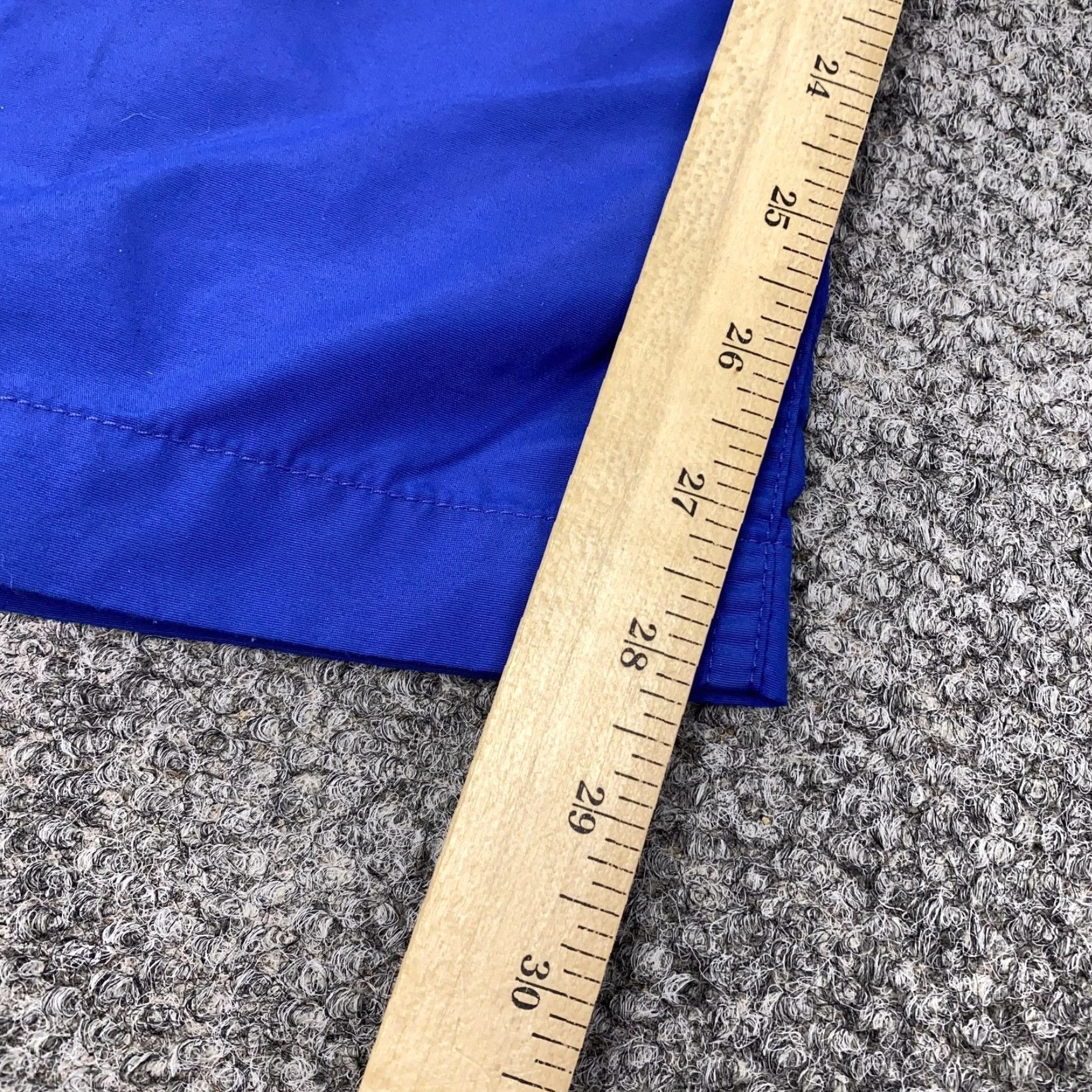 Vintage VINTAGE L.L. Bean Rain Pants Mens Large Blue Nylon Side Zip Overpants 90s USA Regular 33in Waist Mens Size US 33 - 4 Thumbnail