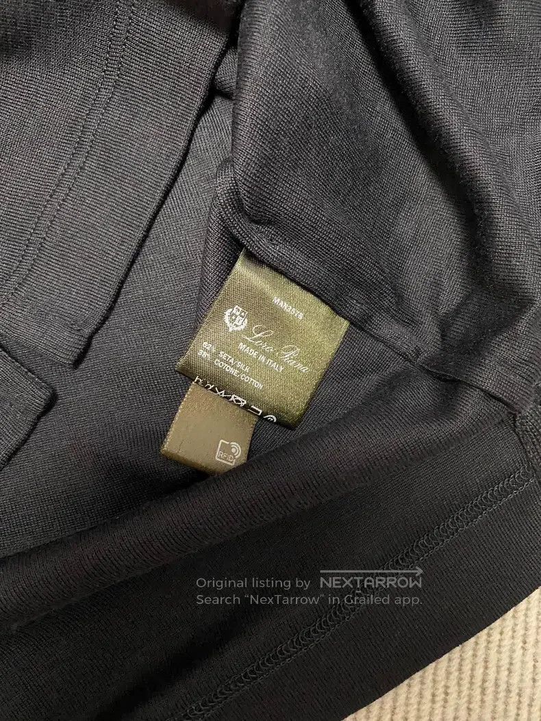 Loro Piana LORO PIANA Silk Cotton Short Sleeve T-Shirt Size US XL / EU 56 / 4 - 7 Thumbnail