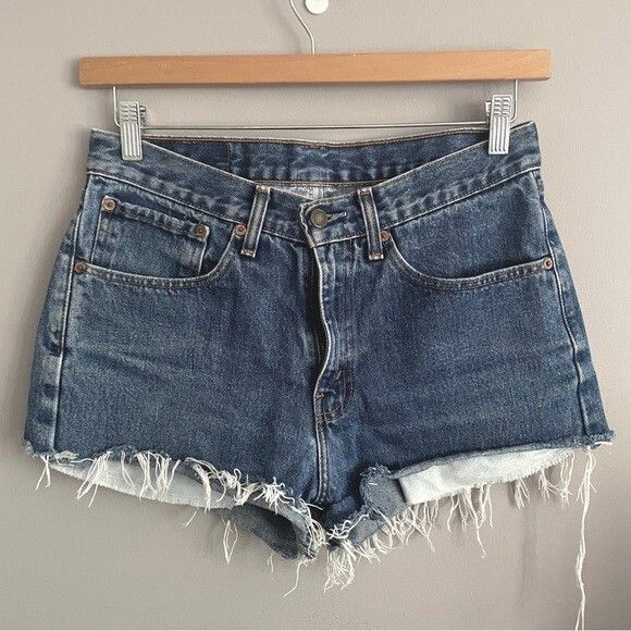 Levi's Vintage Levi’s 751 Denim Jean Cutoff Shorts - 31" Size 31" - 1 Thumbnail