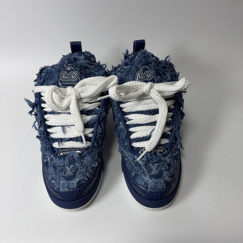 Louis Vuitton Louis Vuitton Blue Skate Shoes for Men and Women -2508 Size US 8 / EU 41 - 2 Thumbnail