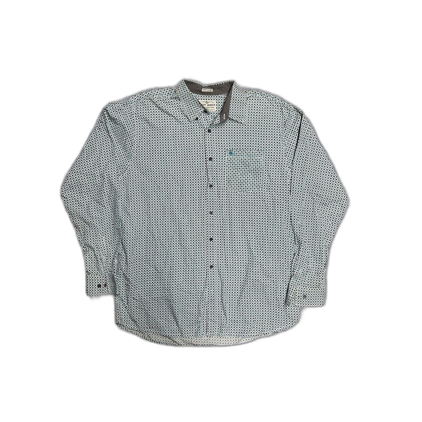 Chase Authentics Cody James Authentic Western Apparel Dress Shirt Size XLT Re Size US XXS / EU 40 - 1 Thumbnail
