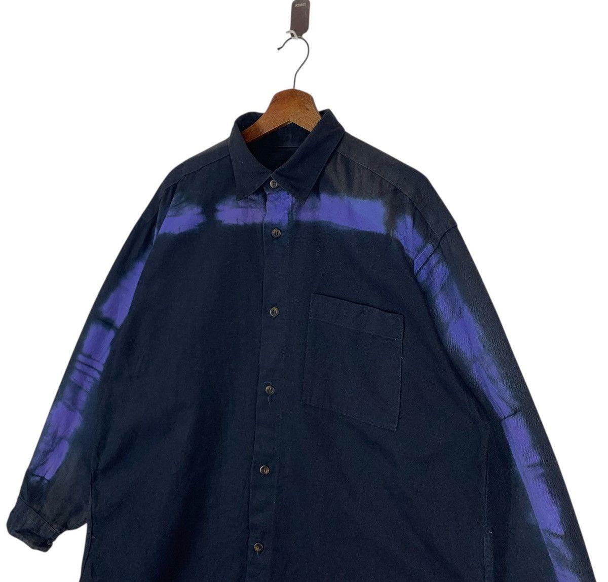 Issey Miyake VINTAGE IM MIYAKE DESIGN STUDIO HAMILTON COTTON DENIM SHIRTS Size US L / EU 52-54 / 3 - 3 Thumbnail
