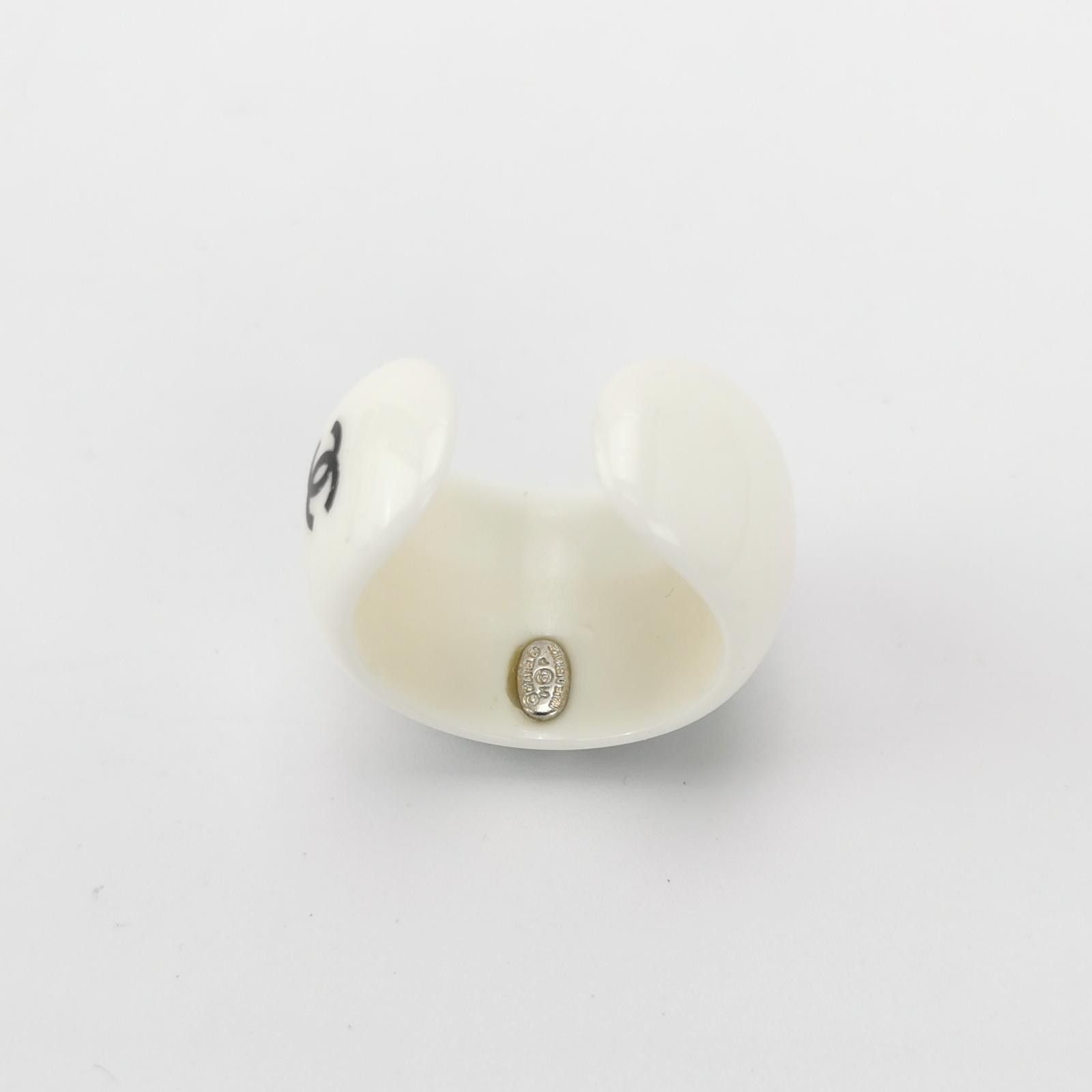 Chanel Chanel coco open ring size 15 -z2505 Size ONE SIZE - 4 Thumbnail