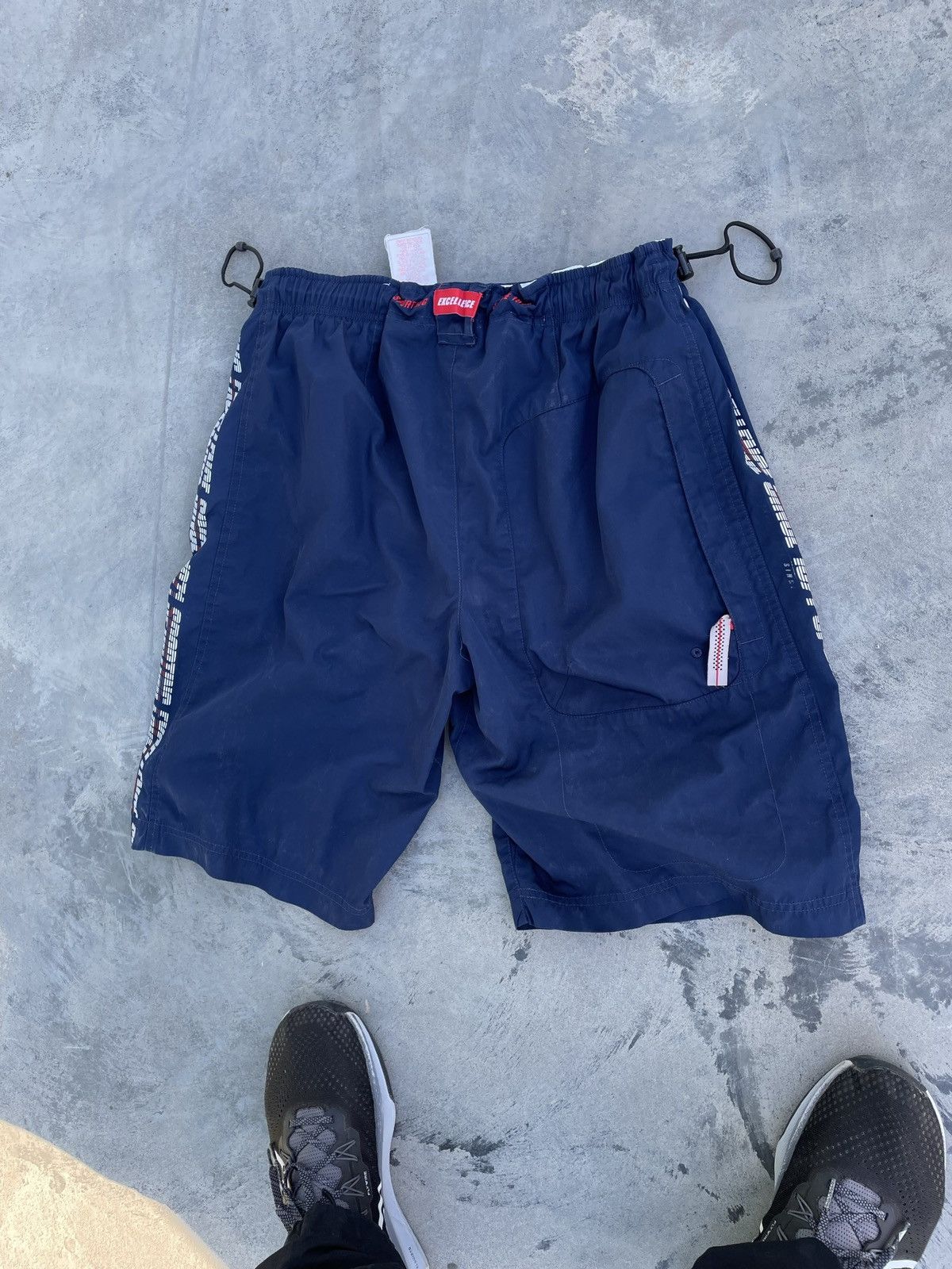 Nike × Vintage Vintage Nike Y2K Nylon Shorts Embroidered logo Size US 32 / EU 48 - 5 Thumbnail