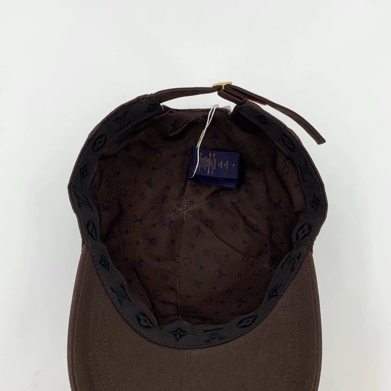 Louis Vuitton Louis Vuitton Dark brown logo embroidered cap baseball cap Size ONE SIZE - 7 Thumbnail