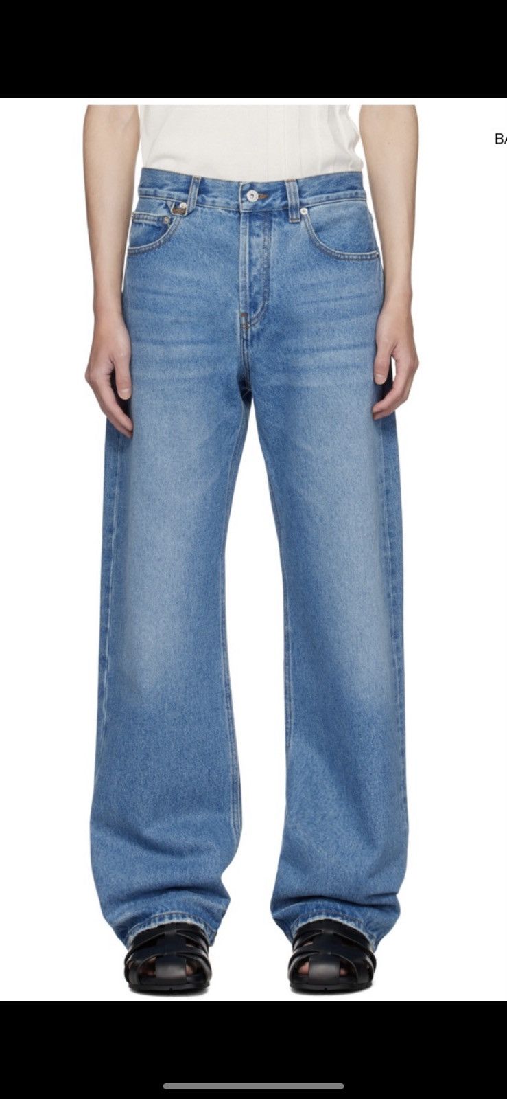 Jacquemus Blue Les Classiques 'Le de Nîmes droit' Jeans Size US 30 / EU 46 - 3 Thumbnail