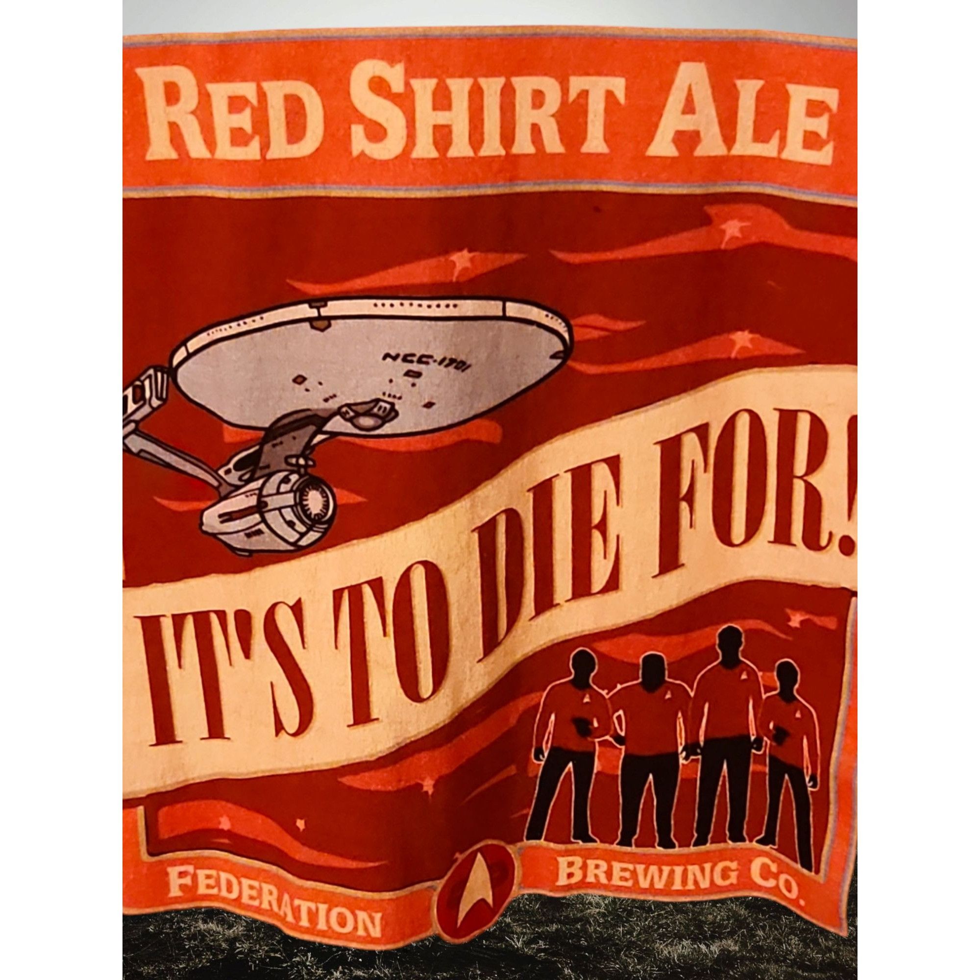 Gildan Vtg Star Trek T-shirt "Red Shirt Ale" Mens L Federation Brew Size US L / EU 52-54 / 3 - 7 Thumbnail