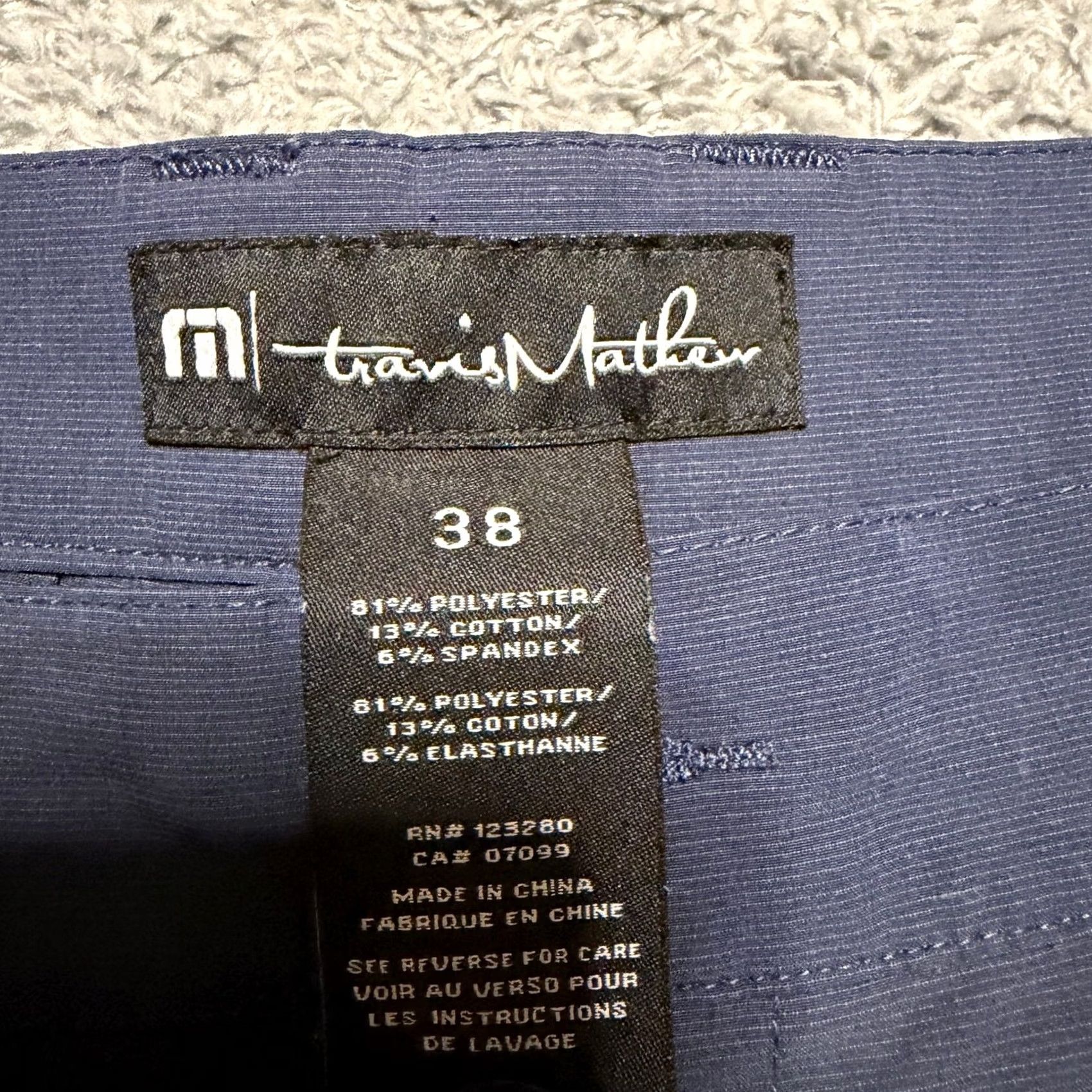 TravisMathew Travis Mathew Golf Shorts Mens 38 Blue Lightweight Performance Stretch 11” Size US 38 / EU 54 - 4 Thumbnail