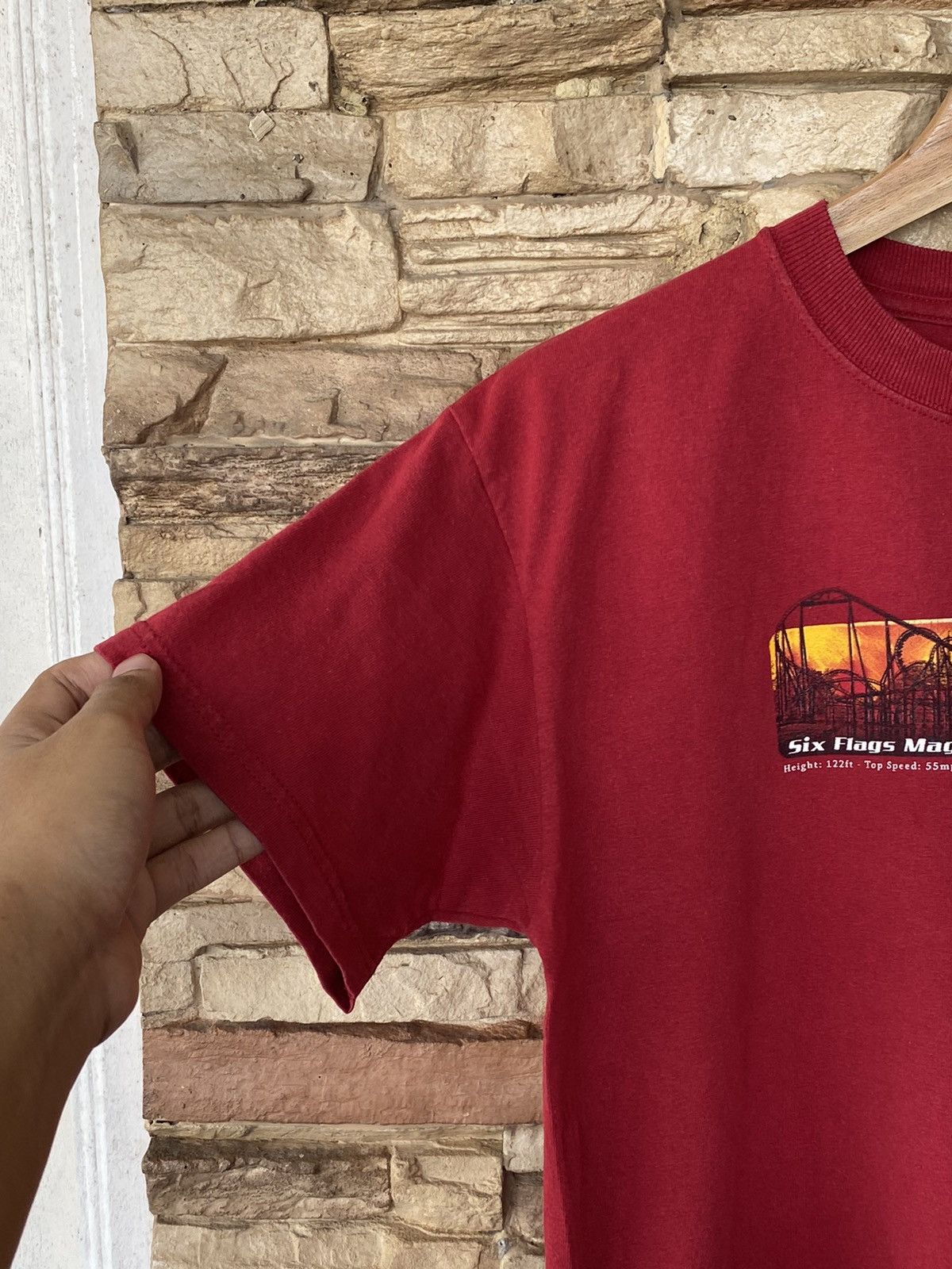 Vintage Vintage 90s Ninja Six Flags Magic Mountain Tees Size US M / EU 48-50 / 2 - 3 Thumbnail