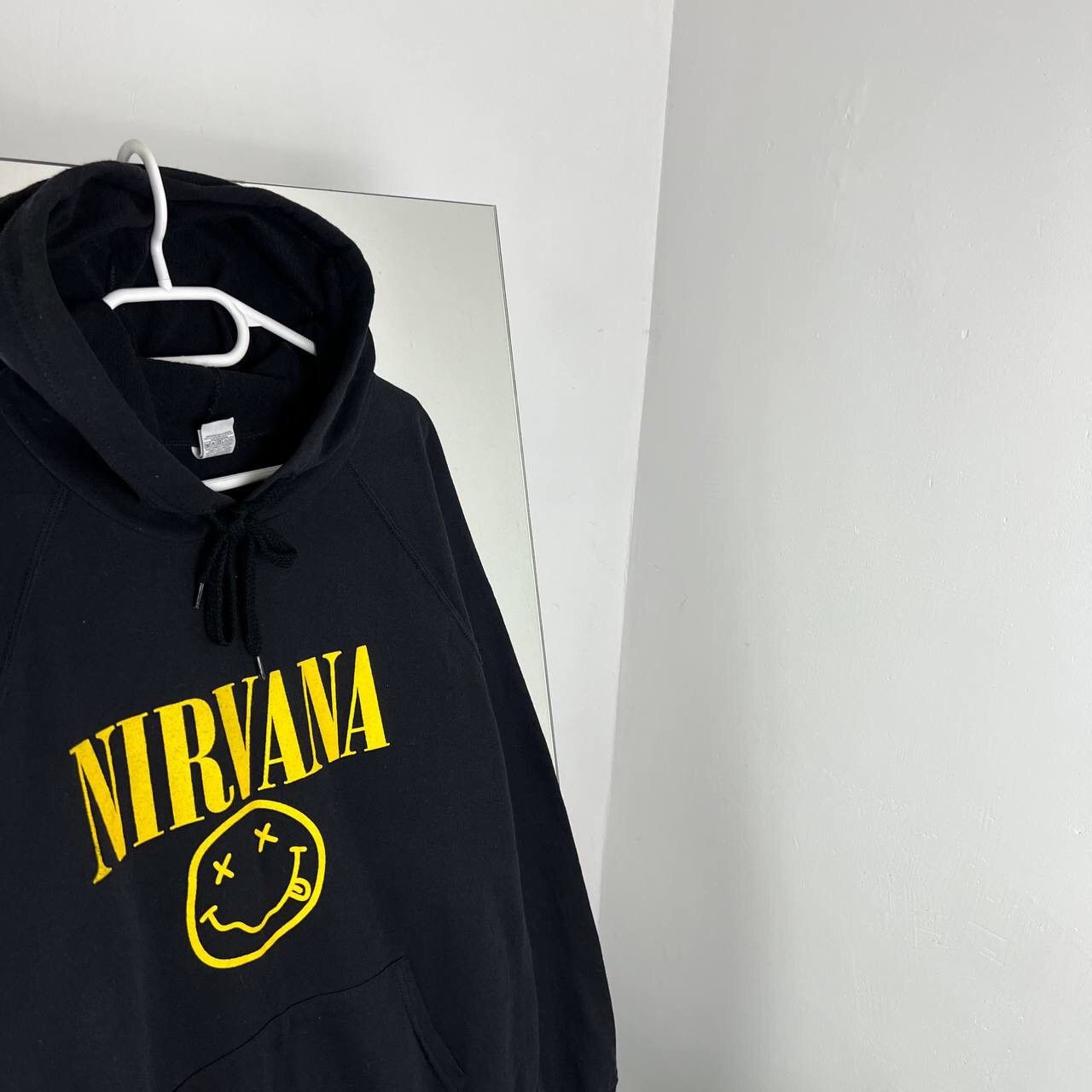 Nirvana Vintage Nirvana Hoodie Bog Print Rock Band Y2K Size US M / EU 48-50 / 2 - 2 Thumbnail