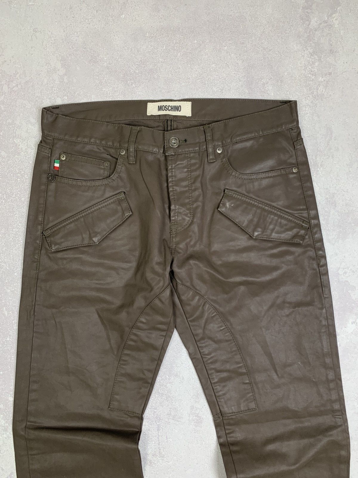 Moschino Moschino Archive Y2K Coated Pants Levi’s Engineered Vibe Size US 31 - 8 Thumbnail