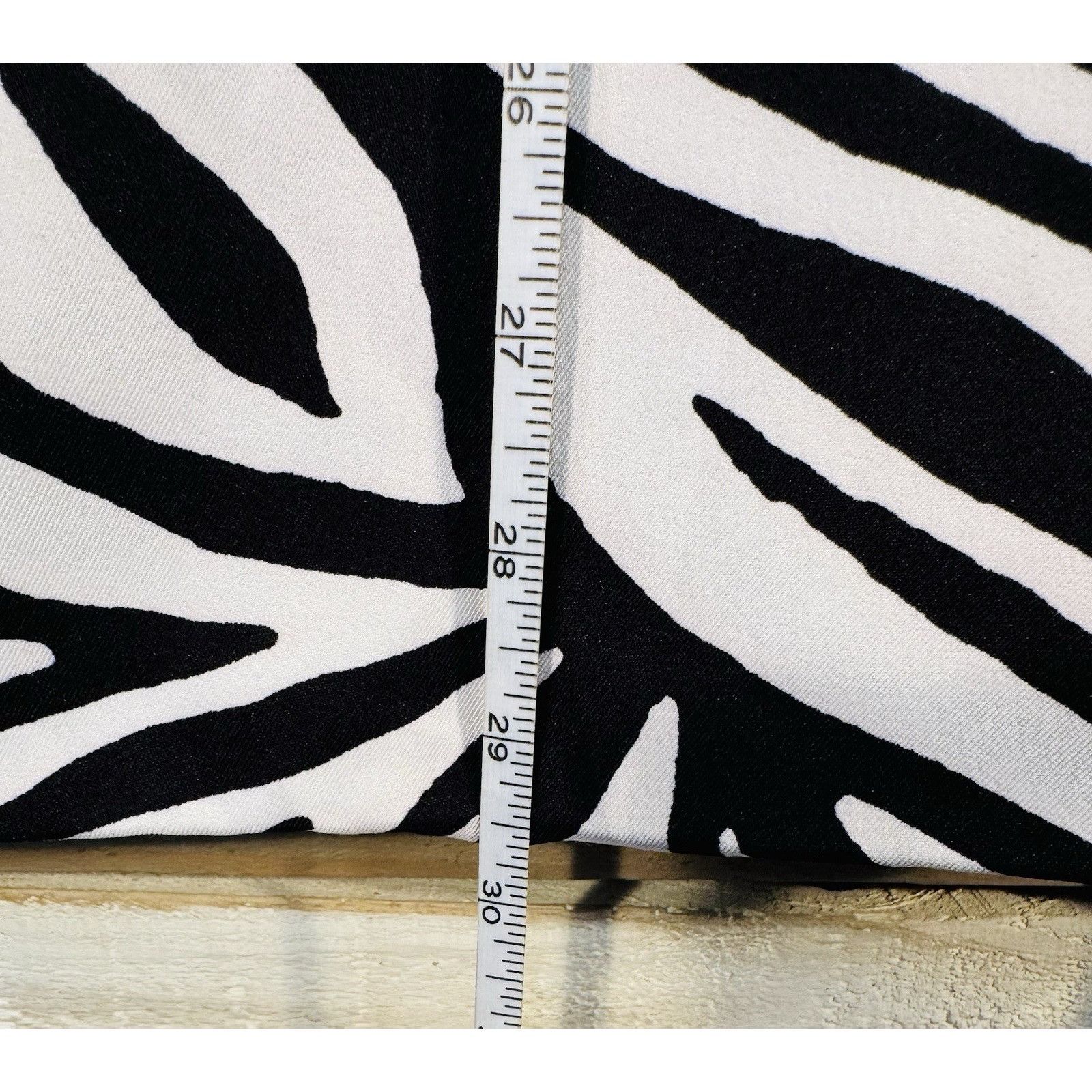 Other Heart Soul Black & White Zebra Stripes Button Up Coat Jacket Size M / US 6-8 / IT 42-44 - 11 Thumbnail