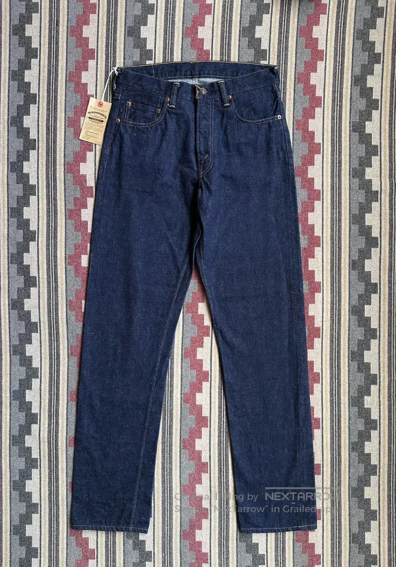 Warehouse & Co. warehouse 1105 raw denim straight jeans. Size US 30 / EU 46 - 1 Thumbnail