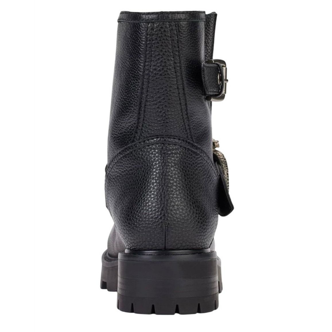 Karl Lagerfeld KARL LAGERFELD / Marceau / Black / Lug-Sole / Combat Boot / Size US 9 / IT 39 - 3 Thumbnail