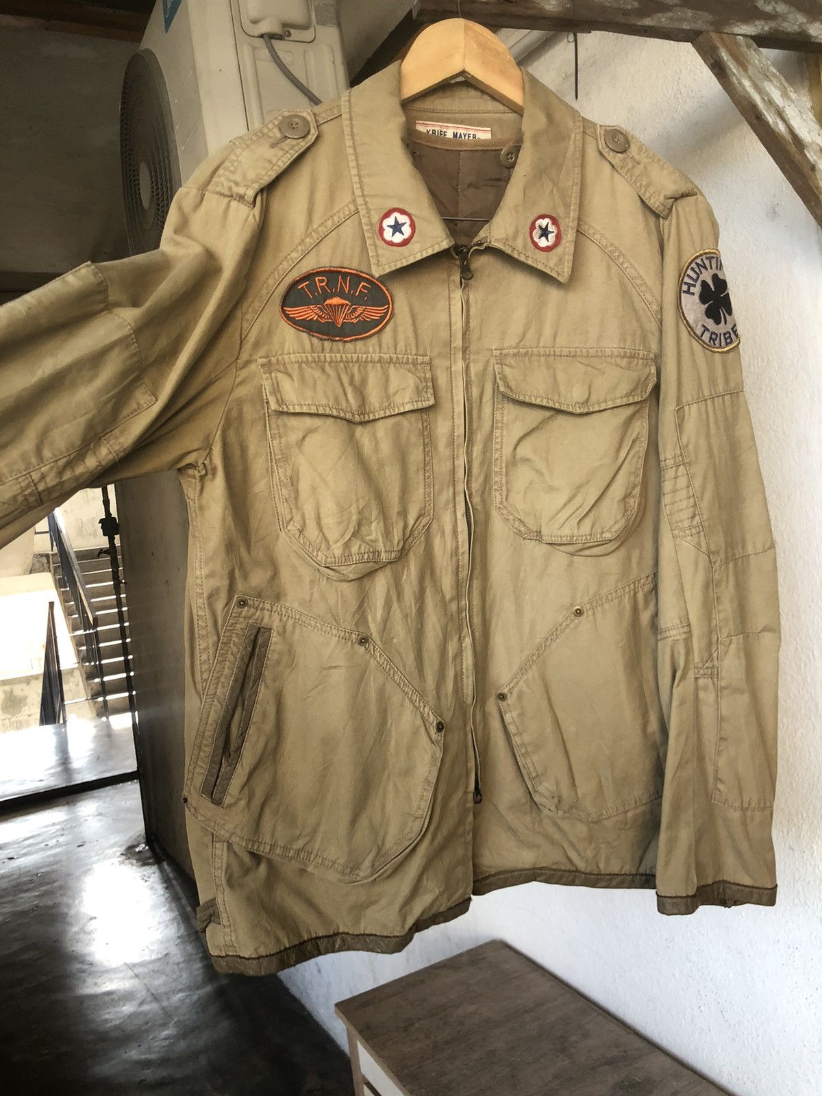 Vintage Vintage Kriff Mayer Hunting Jacket With Leather Size US M / EU 48-50 / 2 - 10 Thumbnail