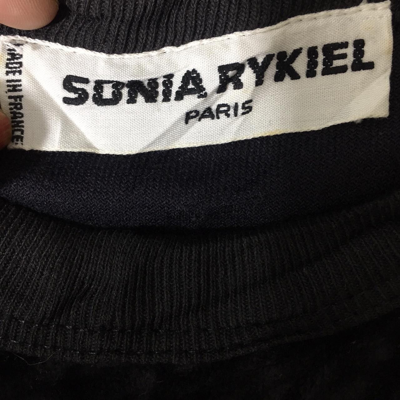 Sonia Rykiel Vtg SONIA RYKIEL PARIS Made In France Swarovski Sweatshirt Size M / US 6-8 / IT 42-44 - 3 Thumbnail
