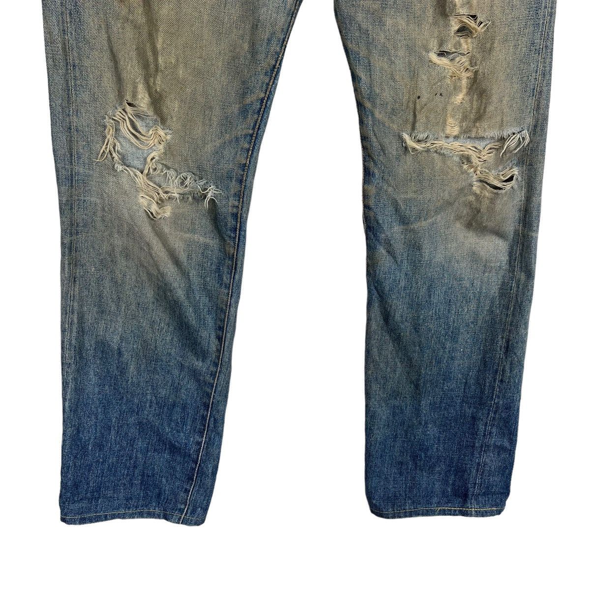 Levi's × Levi's Vintage Clothing 🔥 VINTAGE LEVIS BIG E REDLINE DISTRESSED DENIM Size US 32 / EU 48 - 4 Thumbnail