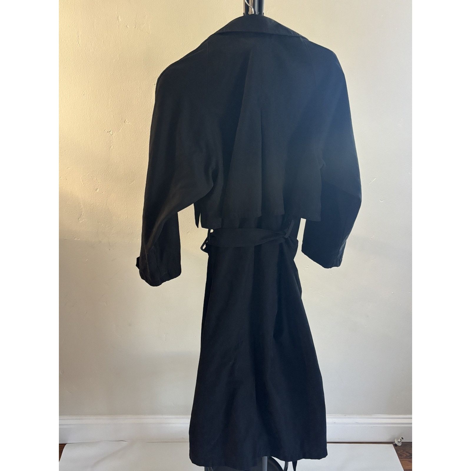 London Fog London Fog Black Trench Coat Women’s Full Length Classic Size L / US 10 / IT 46 - 8 Thumbnail