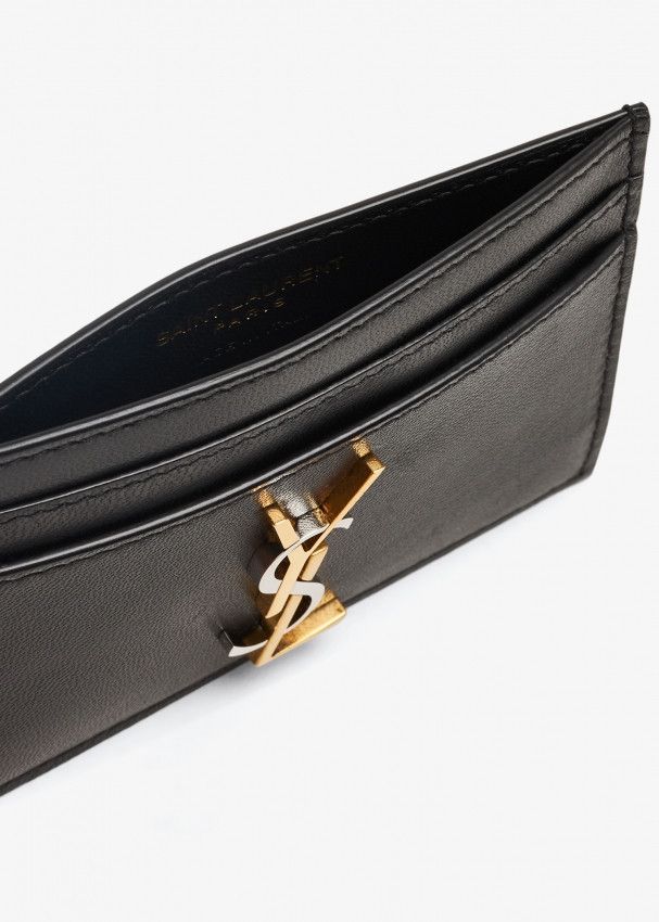 Saint Laurent Paris o1b1hav110225 370778 Size: OS / Cassandre Card Case Black Size ONE SIZE - 4 Thumbnail