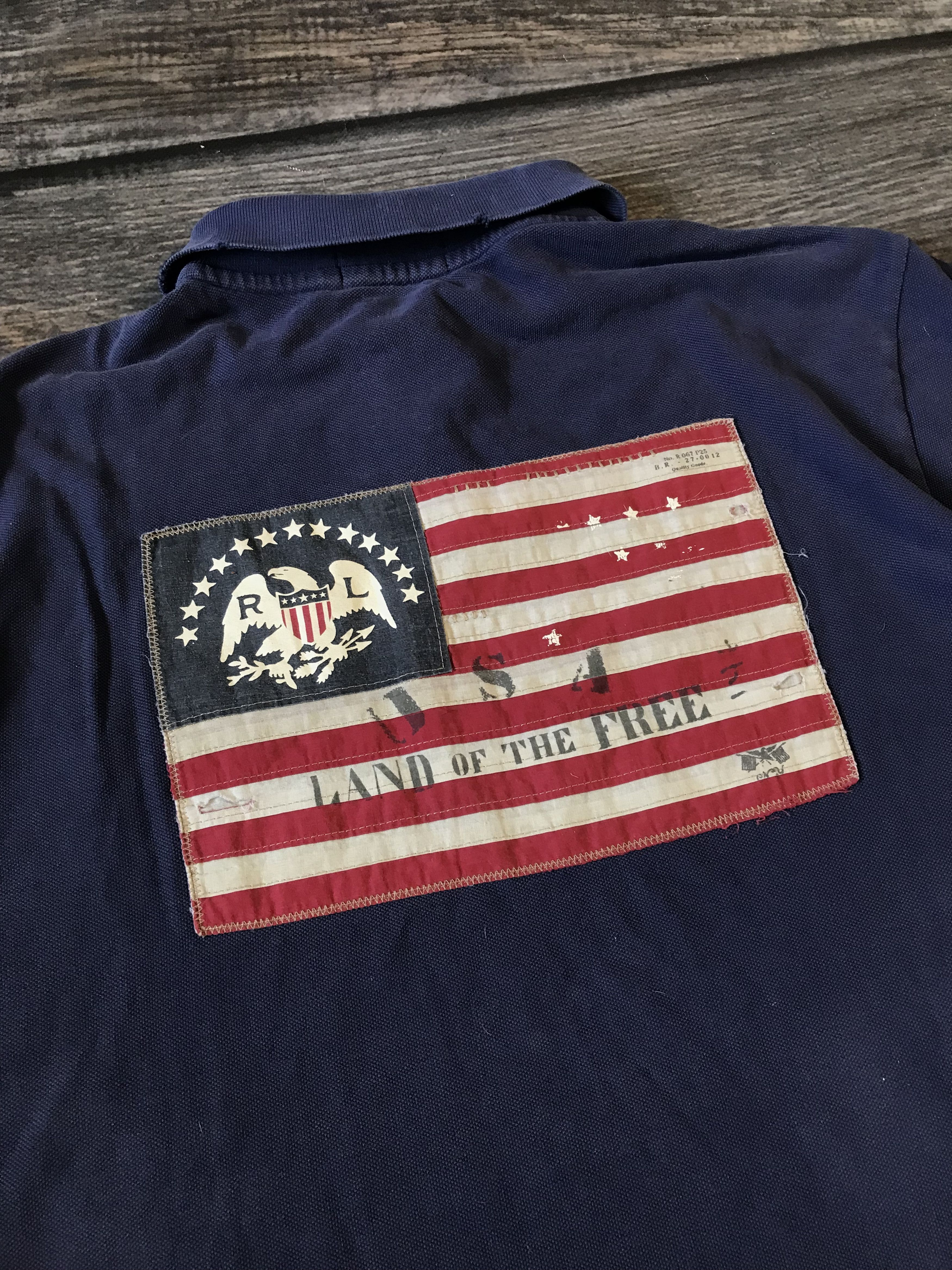 Polo Ralph Lauren Ralph Lauren New York Big Logo Vintage Polo Size US XL / EU 56 / 4 - 6 Thumbnail