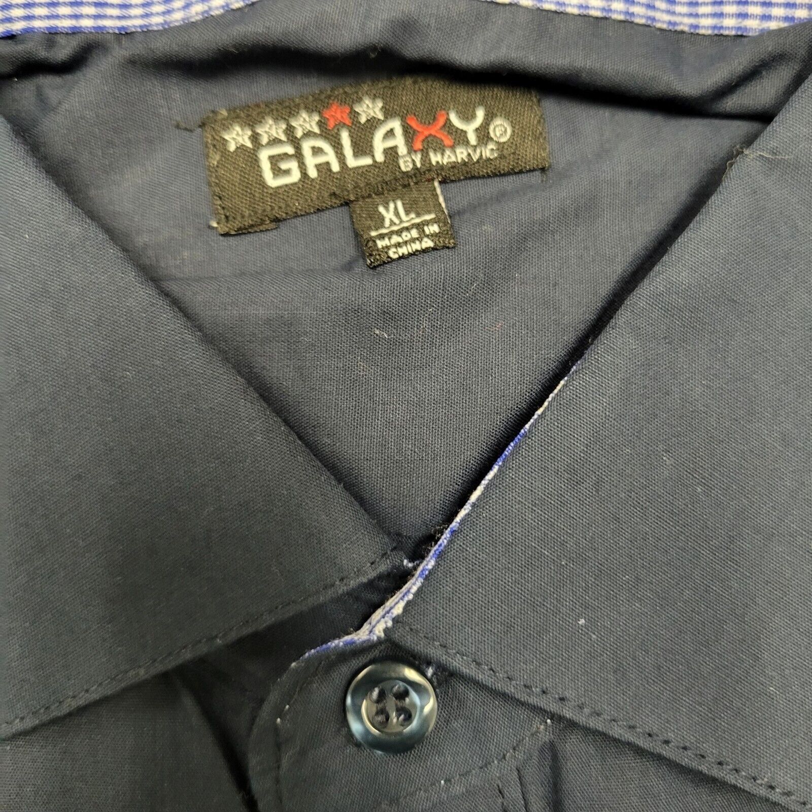 Other Men's Galaxy By Harvic Long Sleeve Slim Fit Plaid Shirt. Siz Size US XL / EU 56 / 4 - 3 Thumbnail