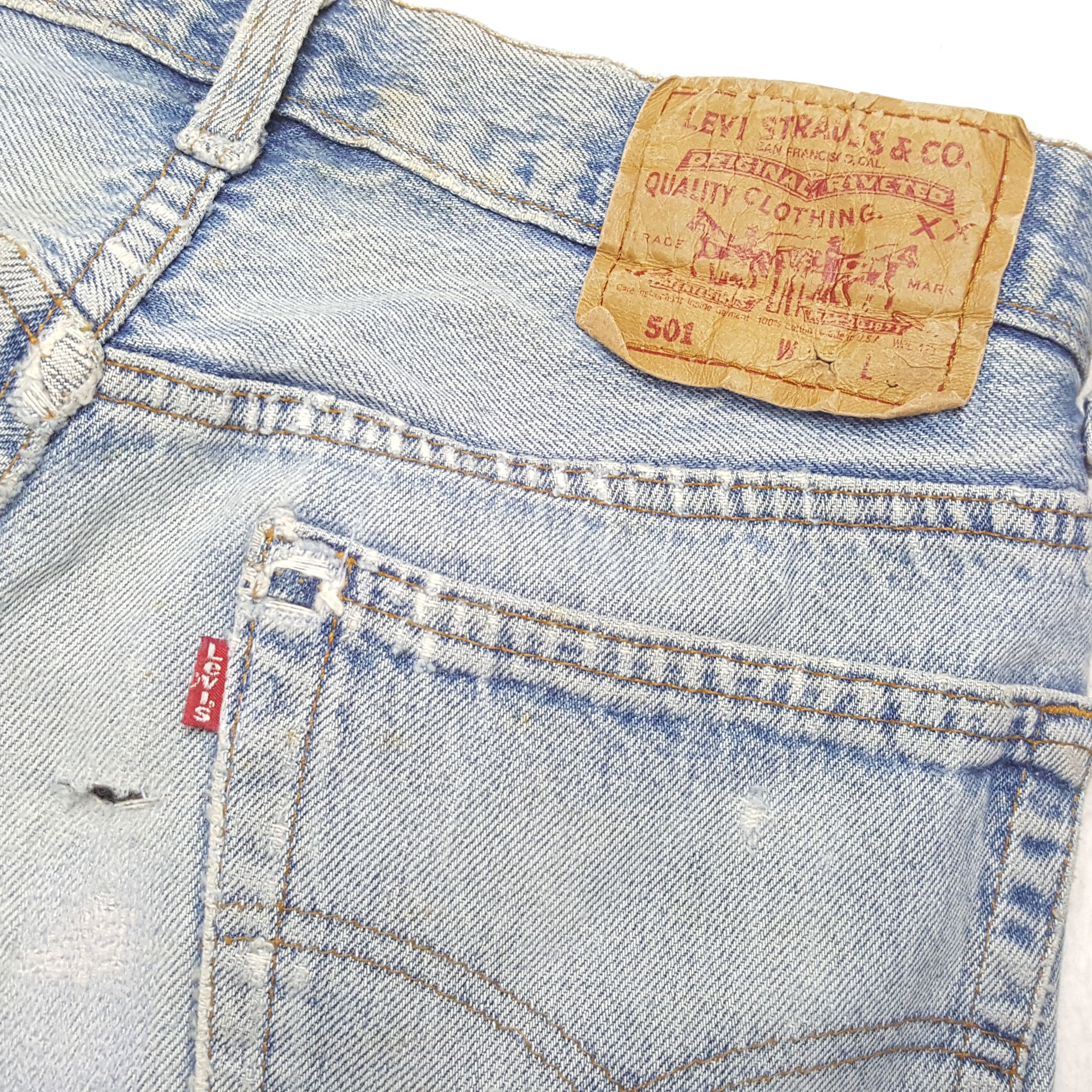 Levi's × Levi's Vintage Clothing × Vintage Vintage LEVI'S Kurt Cobain Distressed Style Denim Jeans Size US 30 / EU 46 - 14 Thumbnail